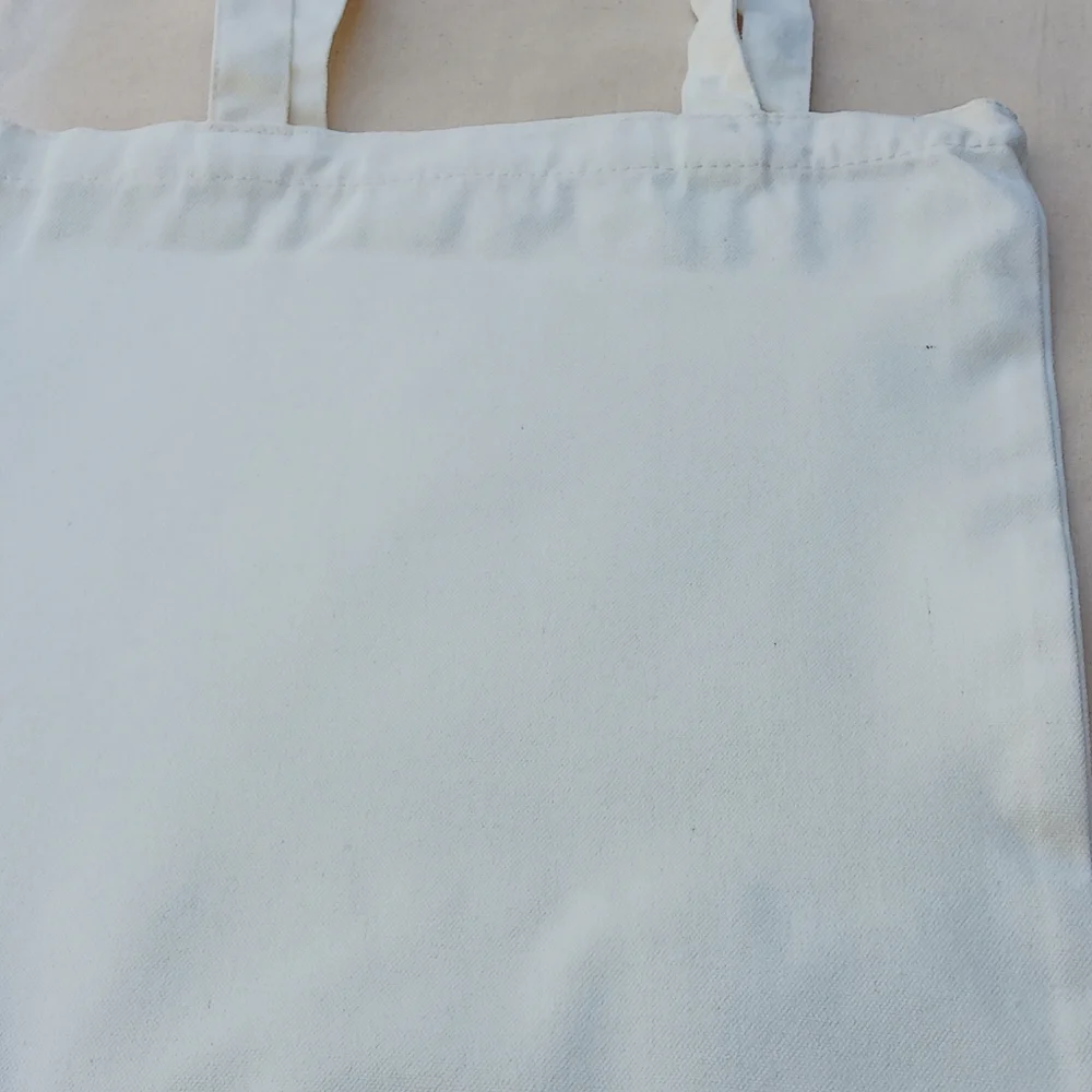 Cream Dog Tote Bag